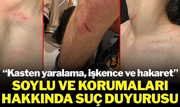 Süleyman Soylu ve korumaları hakkında suç duyurusu