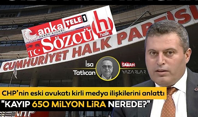 CHP’nin eski avukatı kirli medya ilişkileri SABAH’a anlattı: Besleme medya İSKİ skandalı gibi patlayacak
