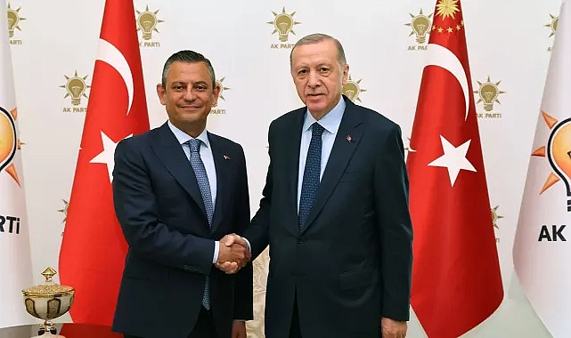 Özgür Özel ile Erdoğan bir araya geldi: Görüşme AKP Genel Merkezi'nde