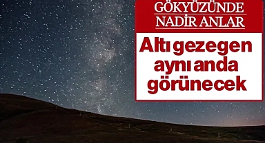 Gökyüzünde Nadir Anlar: Altı Gezegen Aynı Anda Görülebilecek