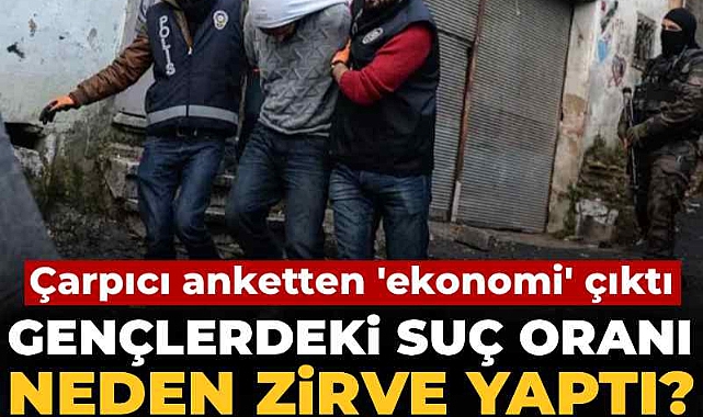 Gençlerdeki suç oranı neden zirve yaptı? Çarpıcı anketten 'ekonomi' çıktı