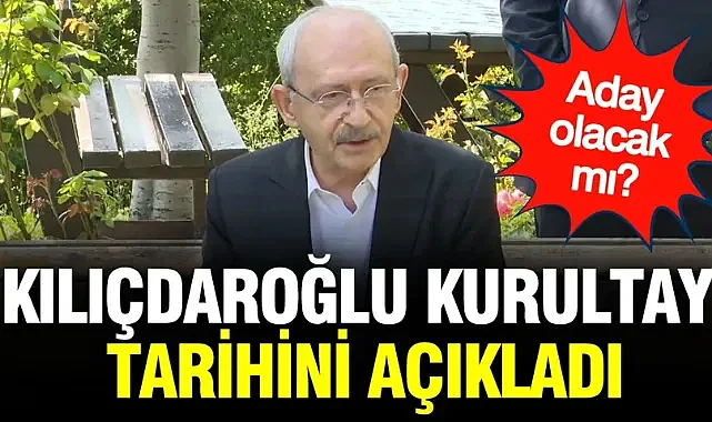 CHP LİDERİ KILIÇDAROĞLU"TEDBİR KALKINCA KURULTAYA GİDECEĞİZ"