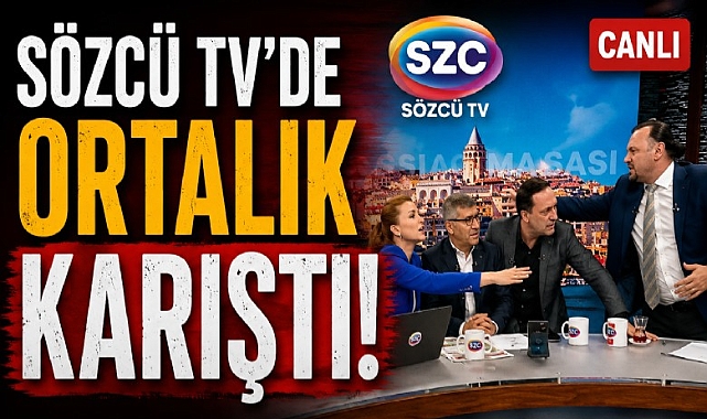 Sözcü TV'de ortalık karıştı! Geri zekalı, aptal...